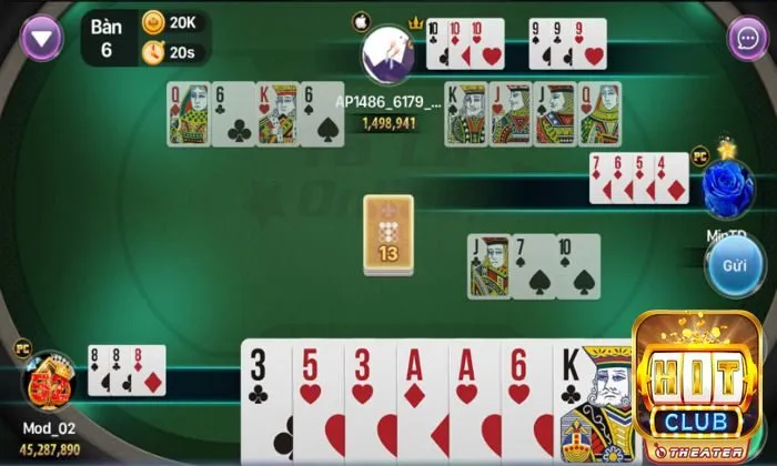 Ghi nhớ bài đã đánh trong cách chơi Phỏm online